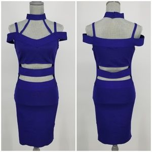 WOW Couture Royal Blue Mini Dress